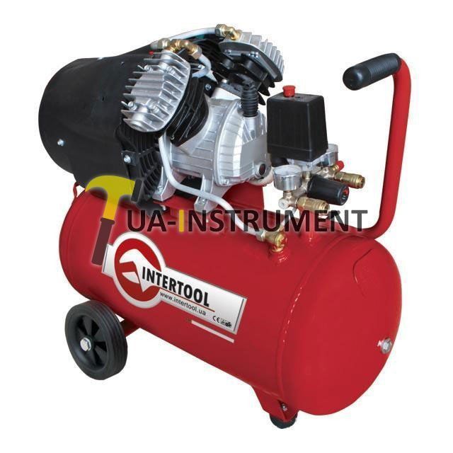 Компрессор 50 л 350 л/мин Intertool PT-0004 Кременчуг - изображение 1