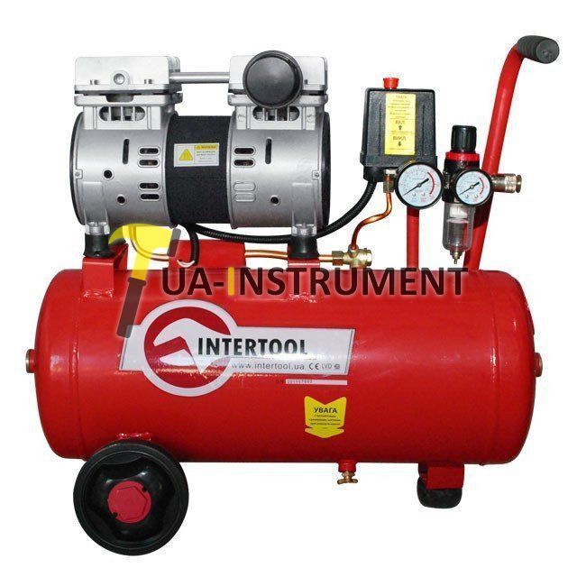 Компрессор безмасляный малошумный Intertool PT-0022 Кременчуг - изображение 1