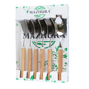 Набір столових ложок Mazhura Beech Wood MZ-505665 6 шт Киев