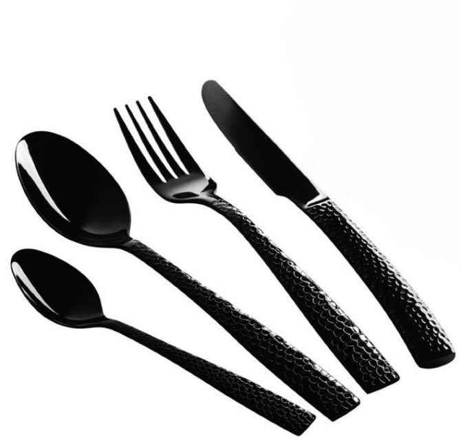 Набір столових приладів Berlinger Haus Black Royal Collection BH-2618 24 предмета Київ - изображение 1
