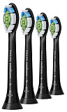 Насадка для зубної щітки Philips Sonicare W Optimal White HX6064-11 4 шт чорна Киев