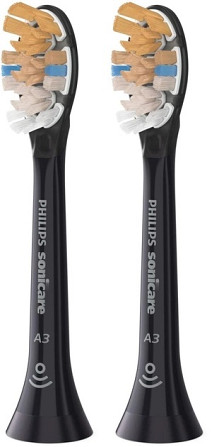Насадка для зубної щітки Philips Sonicare А3 All-in-One HX9092-11 2 шт чорна Киев - изображение 1