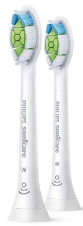 Насадка для зубної щітки Philips W Optimal White HX6062-10 2 шт біла Киев - изображение 1