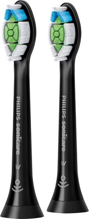 Насадка для зубної щітки Philips W Optimal White HX6062-13 2 шт чорна Киев - изображение 1