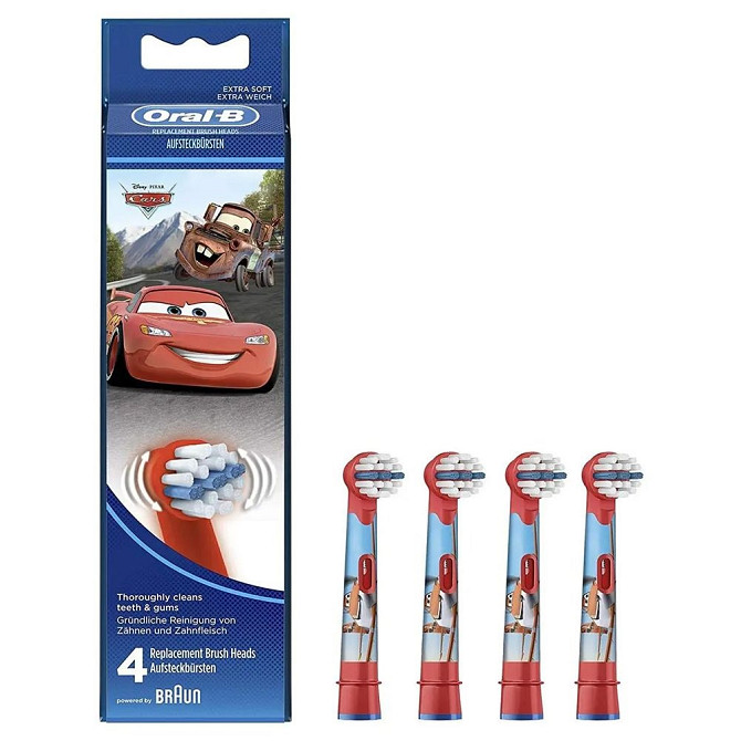 Насадка до електричної зубної щітки Braun Oral-B Cars EB10-4-Cars 4 шт Київ - изображение 1