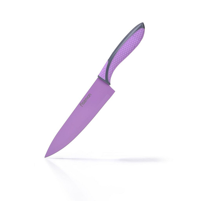 Ніж кухарський Fissman Juicy FS-2285 20 см фіолетовий Київ - изображение 1