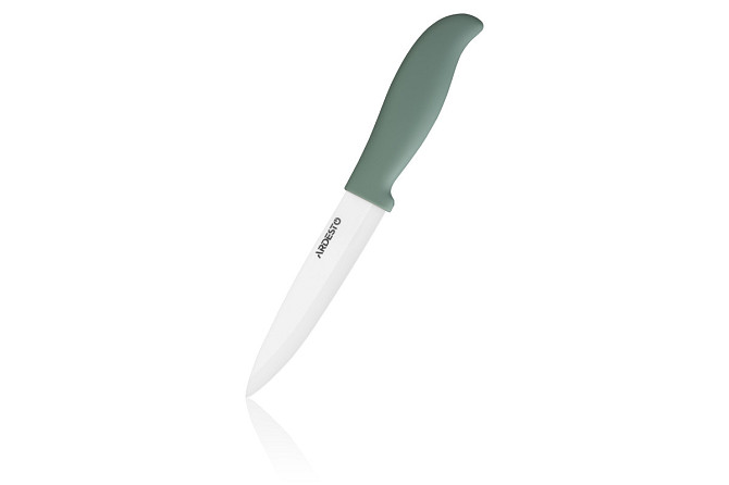 Ніж слайсерний Ardesto Fresh Green AR-2124-CZ 12.5 см Киев - изображение 1