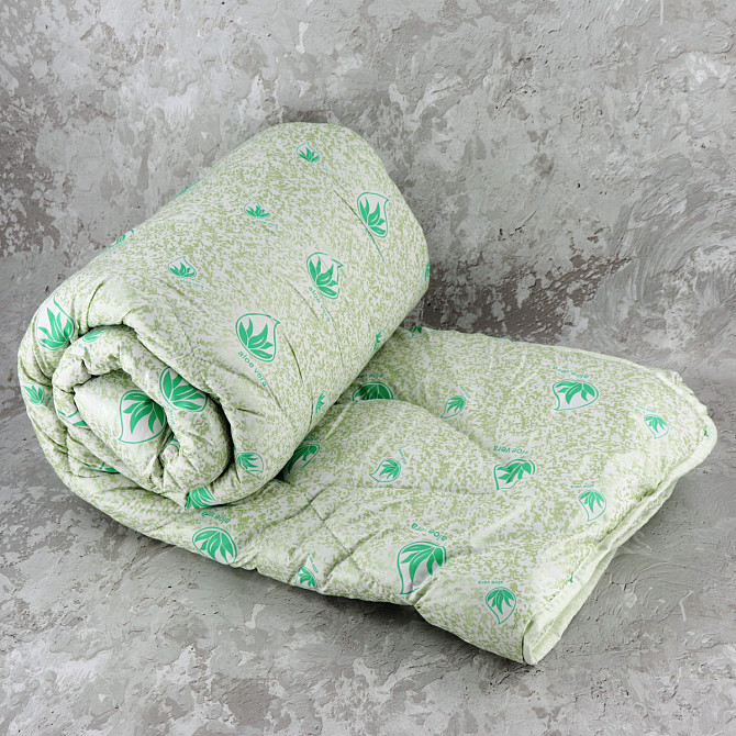 Ковдра закрита холлофайбер ALOE VERA (Мікрофібра) Полуторна 145х210 55067 Киев - изображение 1