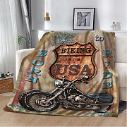Плед 3D BORN to RIDE 20222330_B 10607 135х160 см Киев