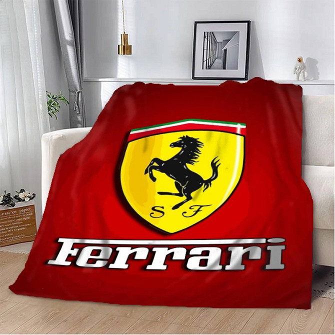 Плед 3D Ferrari 2679_B 12647 135х160 см Киев - изображение 1