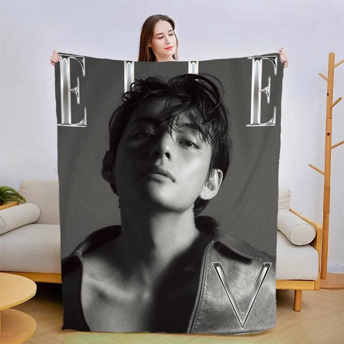 Плед 3D Kim Taehyung BTS №2 2941_B 13369 135х160 см Київ - изображение 1