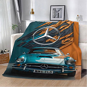 Плед 3D Mercedes-Benz 2678_B 12644 135х160 см Киев