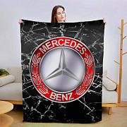 Плед 3D Mercedes-Benz RED 2963_A 13446 160х200 см Киев