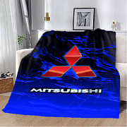 Плед 3D MITSUBISHI blue 2729_B 12783 135х160 см Киев