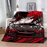 Плед 3D Nissan GTR швидкість та адреналін 2566_B 12024 135х160 см Киев