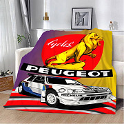 Плед 3D Peugeot 2597_B 12427 135х160 см Киев