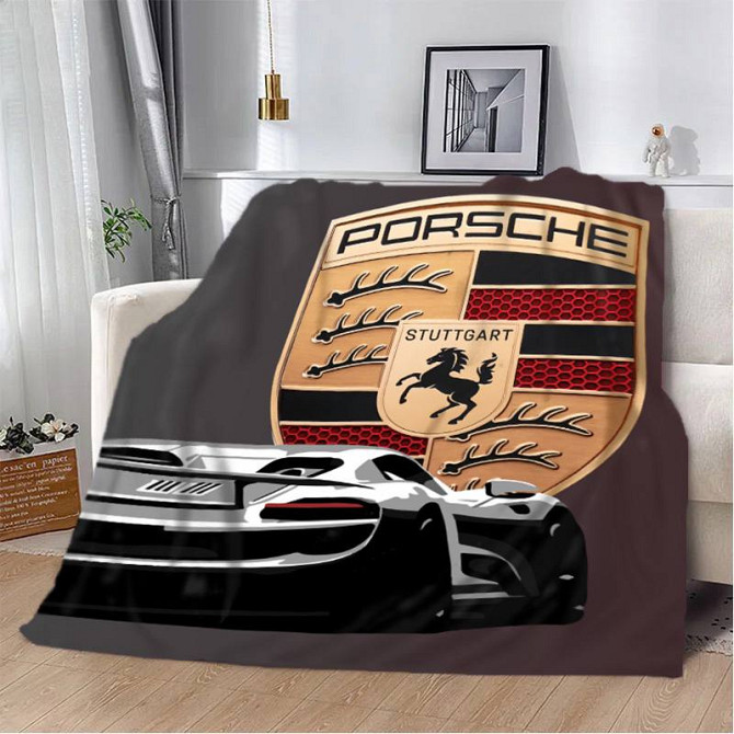 Плед 3D Porsche 2596_B 12424 135х160 см Киев - изображение 1