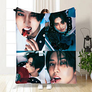 Плед 3D Stray Kids collage №1 3378_A 15795 160х200 см Київ