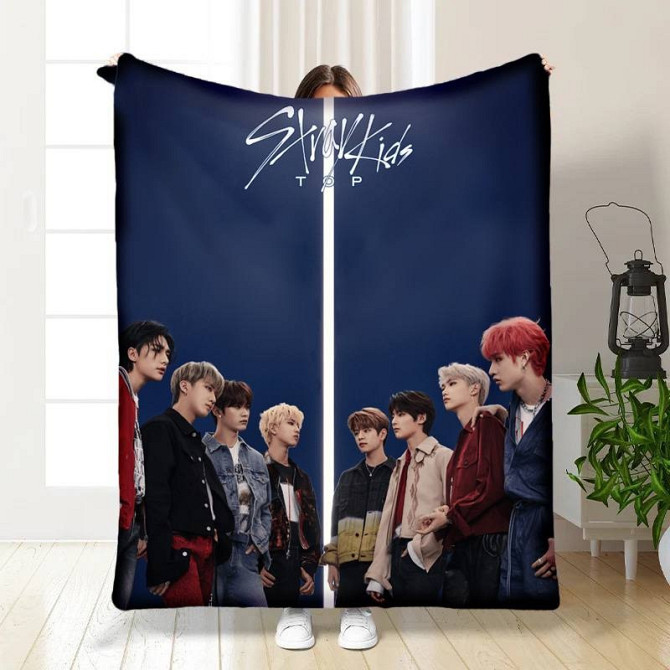 Плед 3D Stray Kids №2 3373_B 15786 135х160 см Київ - изображение 1