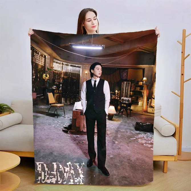 Плед 3D Yoongi BTS №2 2944_A 13377 160х200 см Київ - изображение 1