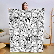 Плед 3D Аніме Black and white 3090_A 13857 160х200 см Київ