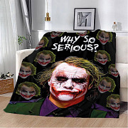 Плед 3D Джокер Why so serious? 20222402_B 11607 135х160 см Київ