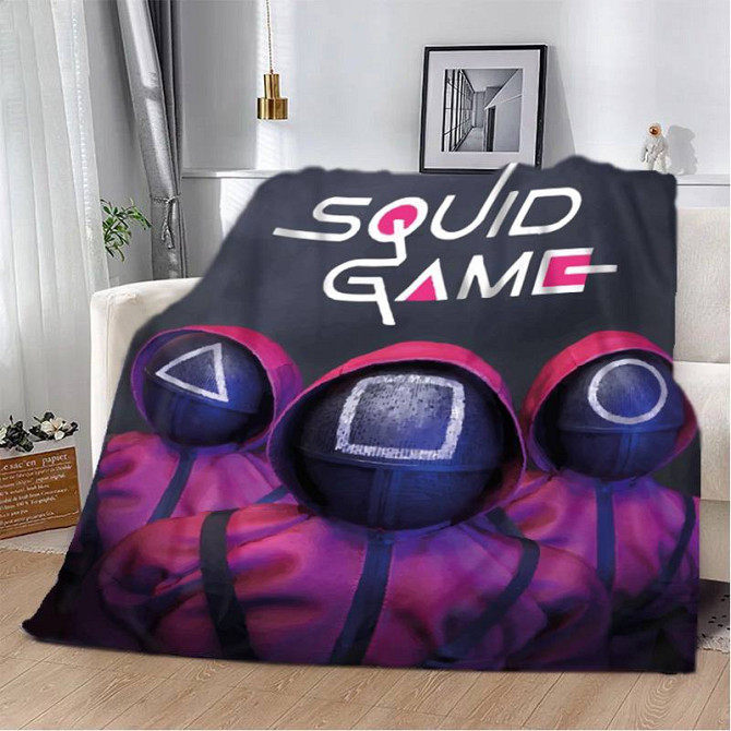 Плед 3D Гра в кальмара SQUID GAME 20222462_A 12297 160х200 см Київ - изображение 1