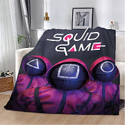 Плед 3D Гра в кальмара SQUID GAME 20222462_B 12298 135х160 см Киев