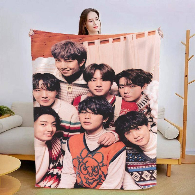 Плед 3D новорічний Зимовий BTS №2 3182_B 15382 135х160 см Київ - изображение 1