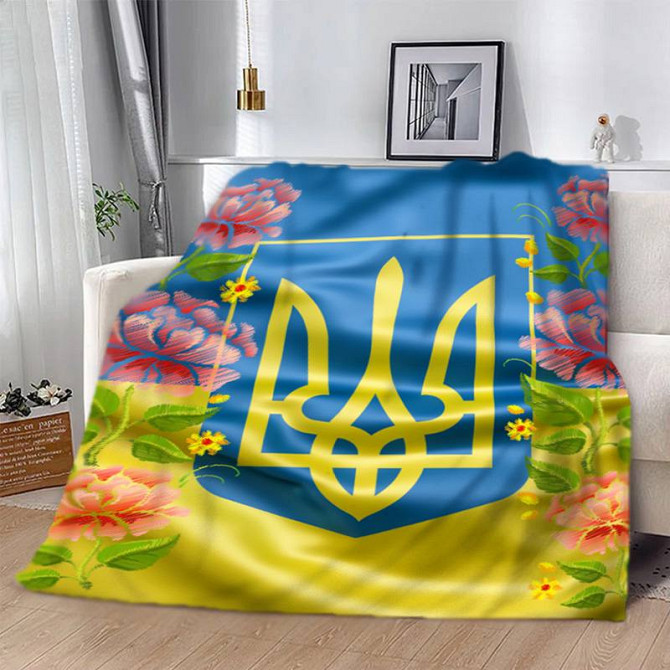 Плед 3D патріотичний Національна гордість №2 2659_B 12593 135х160 см Київ - изображение 1