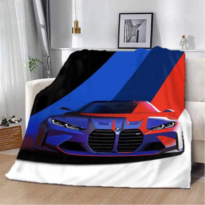 Плед 3D Престижний BMW 2601_B 12439 135х160 см Киев - изображение 1