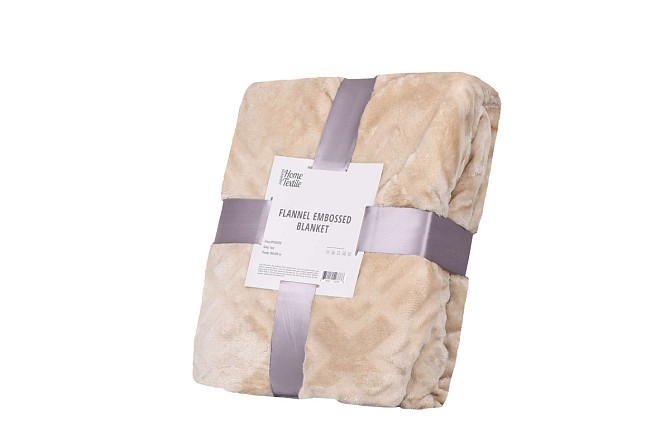 Плед Ardesto Embossed ART-0301-EB 160х200 см тауп Киев - изображение 1