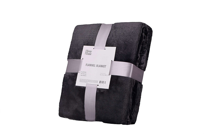 Плед Ardesto Flannel ART-0210-SB 160х200 см темно-сірий Киев - изображение 1