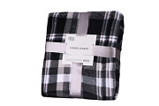 Плед Ardesto Flannel клітка ART-0102-PB 200х220 см сірий Киев