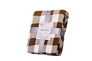 Плед Ardesto Flannel Клітка ART-0103-PB 160х200 см коричневий Киев