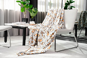 Плед Ardesto Flannel Корги ART-0109-PB 160х200 см сірий Киев