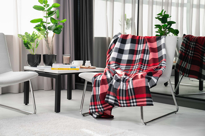Плед Ardesto Fleece ART-0704-PB 130х160 см червоний Київ - изображение 1