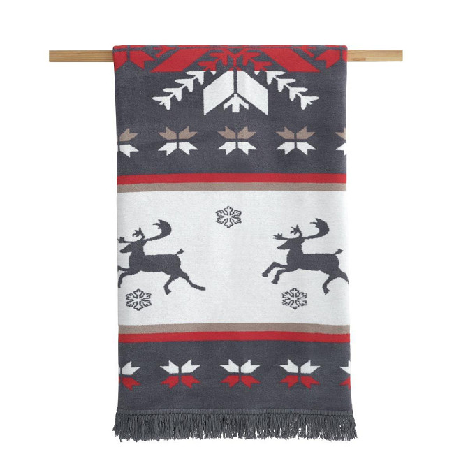 Плед Arya Бавовна Christmas Morie AR-A107346 150х200 см Киев - изображение 1