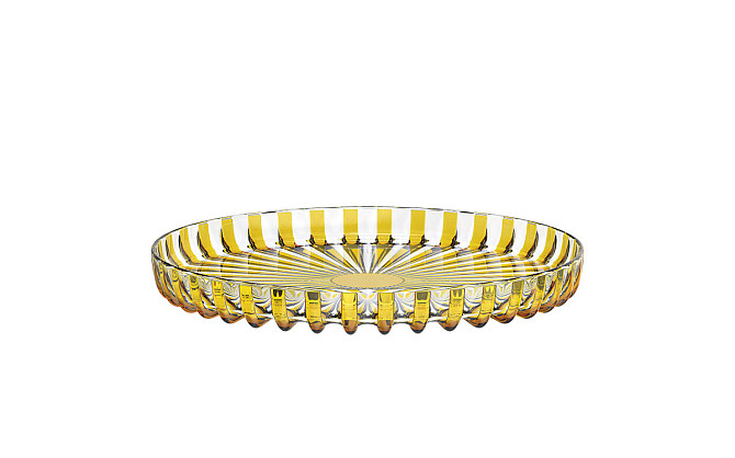 Піднос пластиковий Guzzini Dolcevita 125701151 31 см бурштиновий Киев - изображение 1