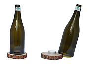 Свічник пляшка Mazhura Vine MZ-708251 26х8, 5 см Киев