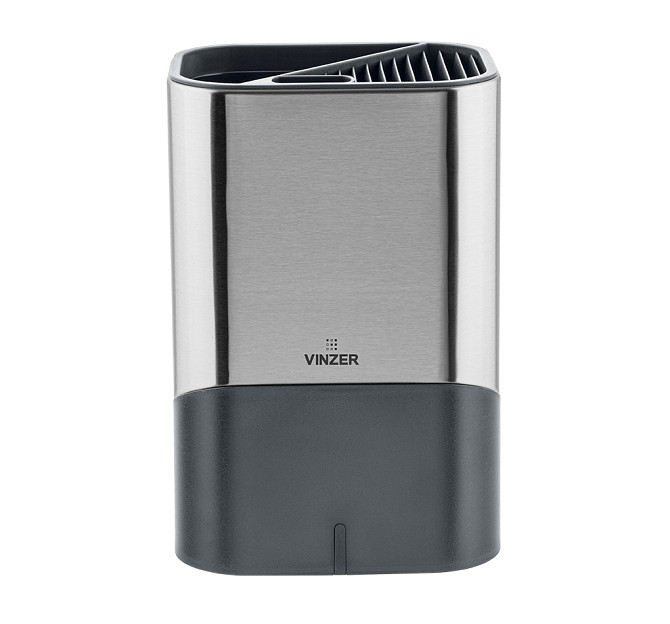 Підставка для ножів та кухонного приладдя Vinzer Graphite Collection VZ-50340 15х11.7х22.7 см Киев - изображение 1