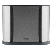 Підставка для ножів та кухонних приналежностей Vinzer Graphite VZ-50233 10х18.5х23 см Киев