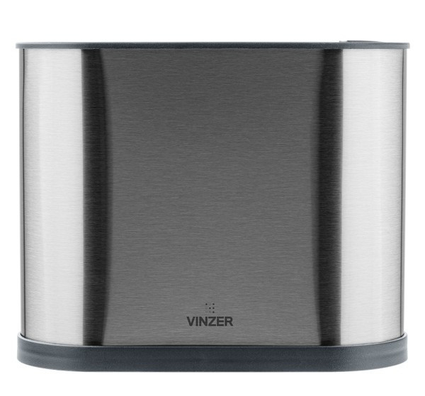 Підставка для ножів та кухонних приналежностей Vinzer Graphite VZ-50233 10х18.5х23 см Киев - изображение 1