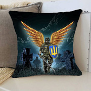 Подушка патріотична 3D Крилатий Воїн 2728_D 12780 35х35 см Київ