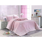 Покривало c мереживом 270х265 см рожеве Yagmur Evelina Arya AR-TR1006886-pink Киев