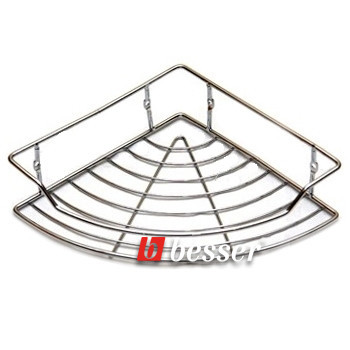 Полиця для ванної кутова 22*22*6см Besser 0435C Киев - изображение 1