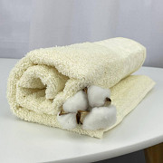 Рушник для обличчя махровий Febo Vip Cotton Botan Туреччина 6399 молочний 50х90 см Київ