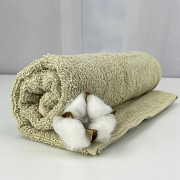 Рушник для обличчя махровий Febo Vip Cotton Botan Туреччина 6401 бежевий 50х90 см Київ