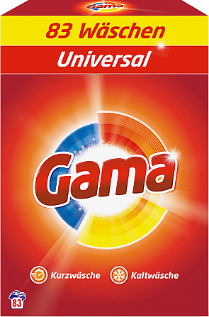 Порошок для прання універсальний Gama 8435495801641 5.395 кг Киев - изображение 1