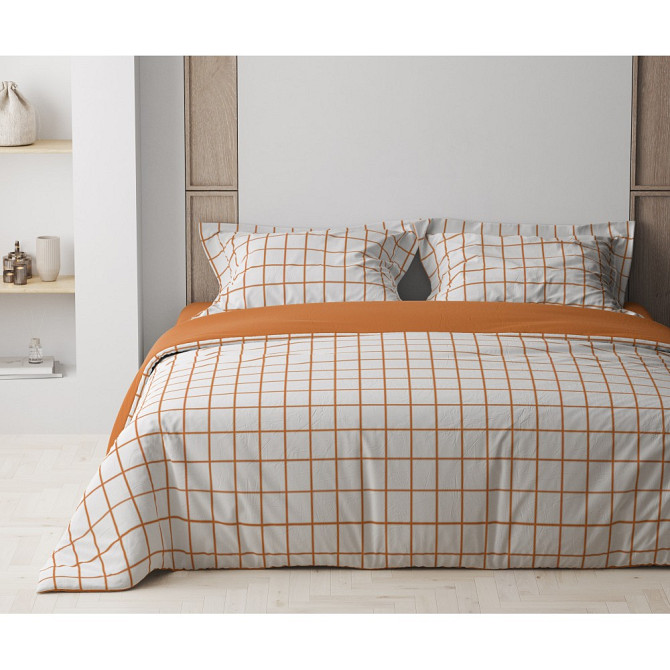 Постільна білизна двоспальне ТЕП Happy Sleep Terracotta Check 2-03795-25230 180х215 см Киев - изображение 1